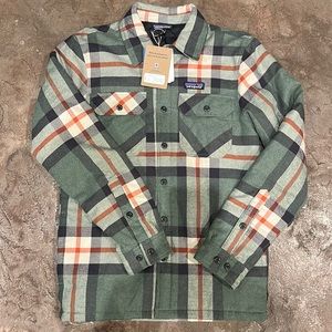 Men’s Patagonia insulated Organic Cotton Fjord Flannel Shirt